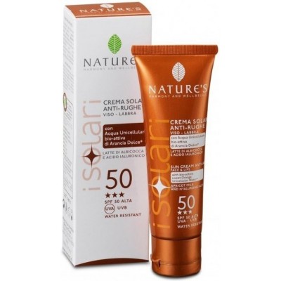 Nature's Sun Crema-gel viso Solare Antirughe SPF50