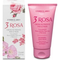 3 Rosa Crema Nutriente per le Mani