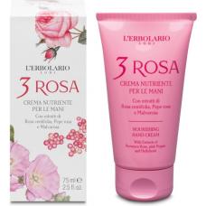 3 Rosa Crema Nutriente per le Mani