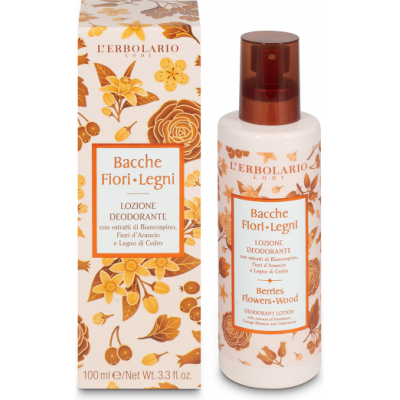 Berries Flowers Wood Deodorant Lotion